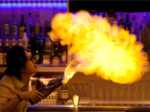 カラソルクオリア：フレアショー風景